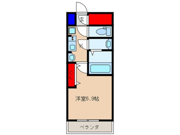 ビガーポリス４１７天満橋Ⅱの物件間取画像